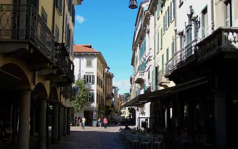 Varese: the old town 