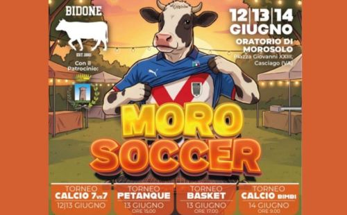 Morosoccer 2026: tre giorni di sport, musica e buon cibo 