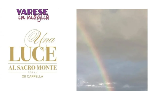Una luce al Sacro monte