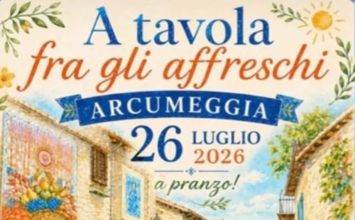 A tavola fra gli affreschi