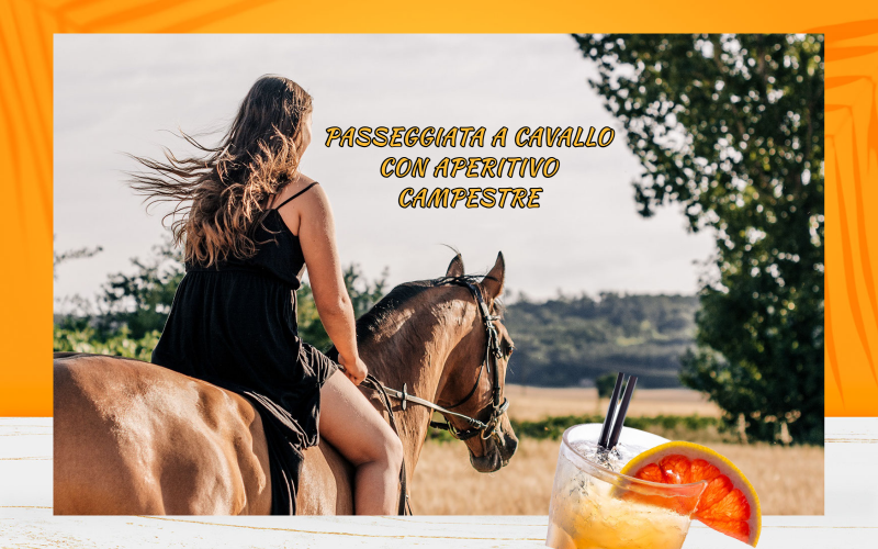 Horse ride with "country Aperitivo"