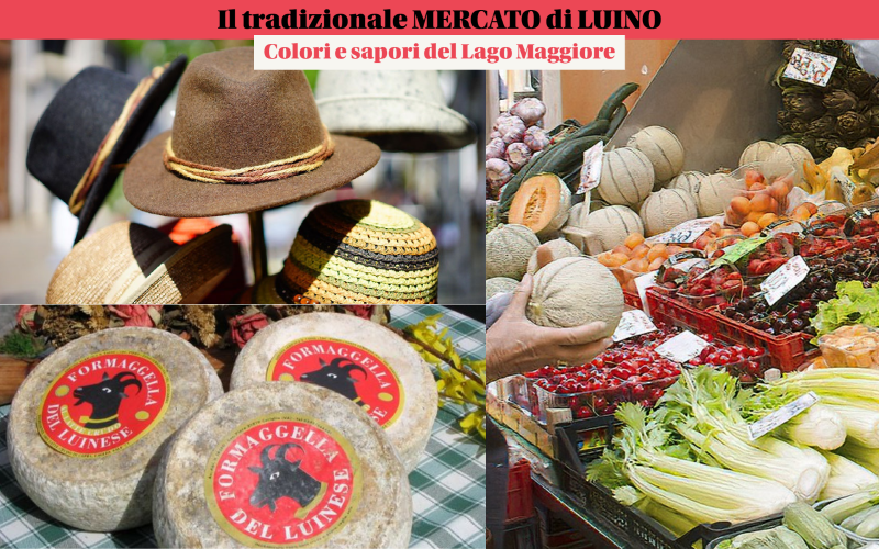 Il tradizionale mercato di Luino