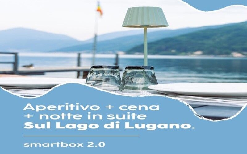SMART BOX 2.0 ON LAKE LUGANO - Aperitif+dinner+night in suite